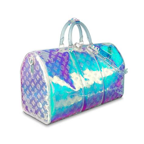 Louis Vuitton Prism Bandouliere Keepall 50 By Virgil Abloh Iridescent