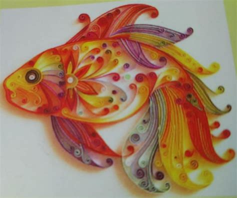 Care No Pattern Pattern For Quilling Model Paperole Fish Etsy In 2021