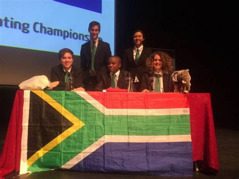 Evelyn was silent, debating what to say. Team South Africa Wins Eurasian Schools Debating ...