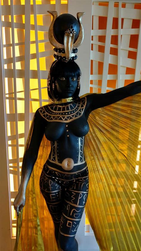 Egyptian Body Painting Body Painting Body Painting Gambaran