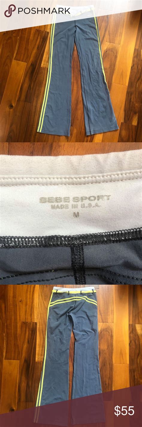Bebe Sport Dangerous Pants Workout Yoga Medium Bebe Pants For Women