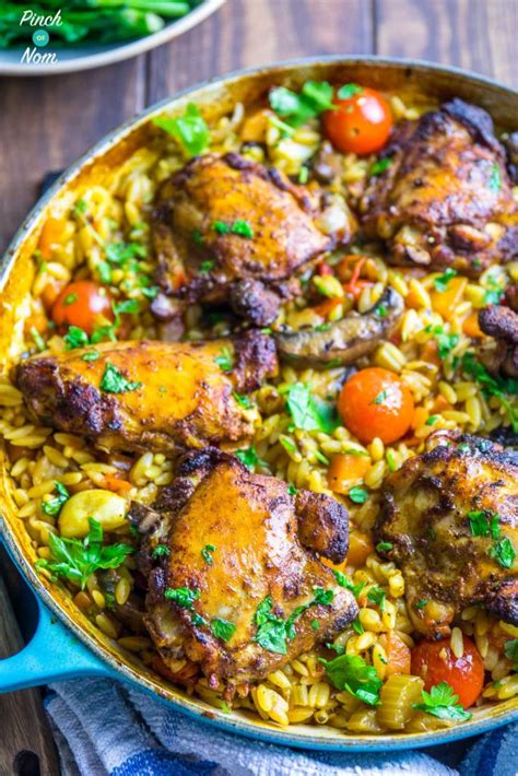 One Pot Mediterranean Chicken Orzo Slimming And Weight