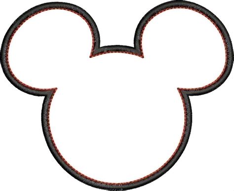 Mickey Mouse Outline Chart Mickey Mouse Outline Mickey Mouse Mickey