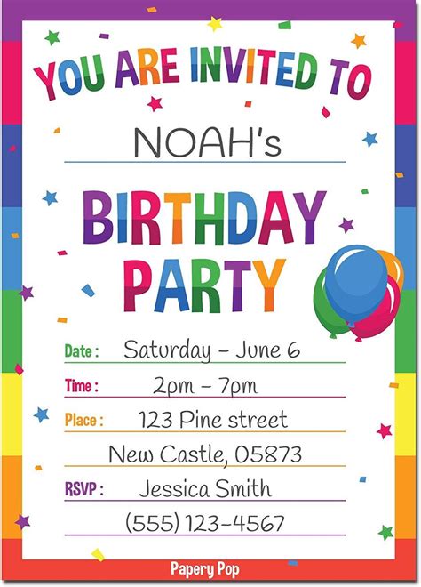Make Invitation Card Birthday Party Invitation Card Birthday Create