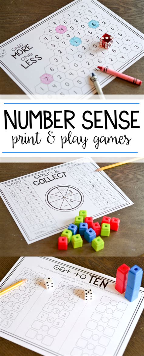 Susan Jones Teaching Print And Play Number Sense Games