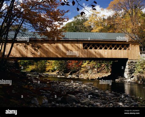 Williamsville Covered Bridge In Vermont Stock Photo Alamy