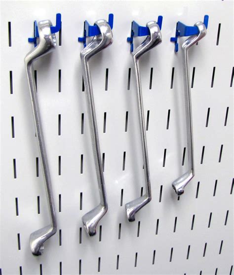 Pegboard Wrench Hooks 90 Degree Bend Slotted Peg Hook Wall Control