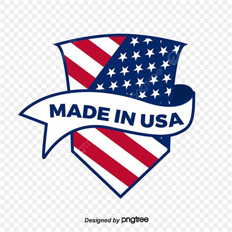 Made In Usa Vector Hd Images Shield Ribbon Made In Usa Trademark