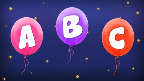 Abc Songs For Children Abc Balloon Song Youtube