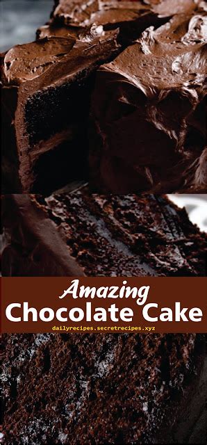 Amazing Chocolate Cake Recipe Spesial Food