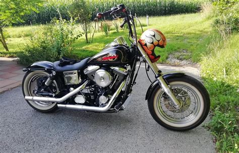 Here's something to think about. Umgebautes Motorrad Harley-Davidson Dyna Wide Glide FXDWG ...