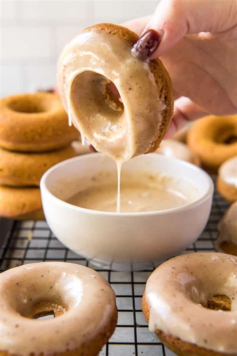 Baked Pumpkin Donuts With Brown Butter Glaze • The Crumby Kitchen