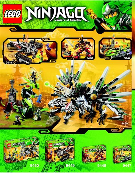 Lego 9450 Epic Dragon Battle Instructions Ninjago