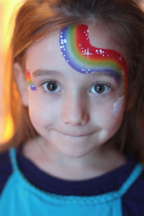 Rainbow Nadines Dreams Face Painting Face Painting Easy Face