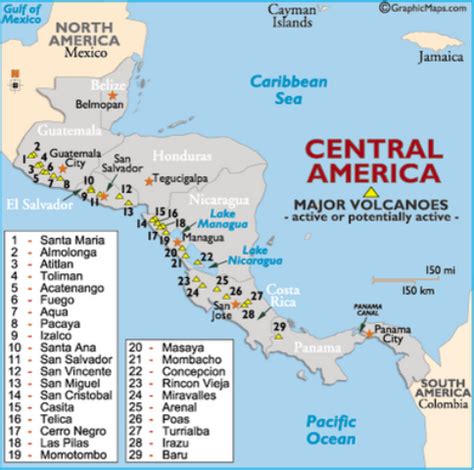 Centroam Rica Bajo Amenaza De Sus Explosivos Volcanes Pensando Am Ricas