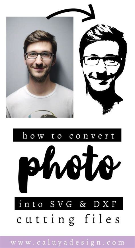 A Man With Glasses Is Smiling And Has The Words How To Convert Photo