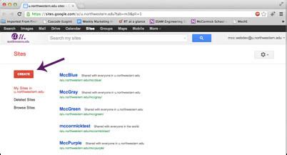 Creating Google Sites - Computer's Technology