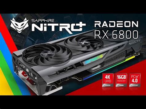 Placa De Video Sapphire Nitro Radeon RX6800 RX6800XT GDDR6 YouTube