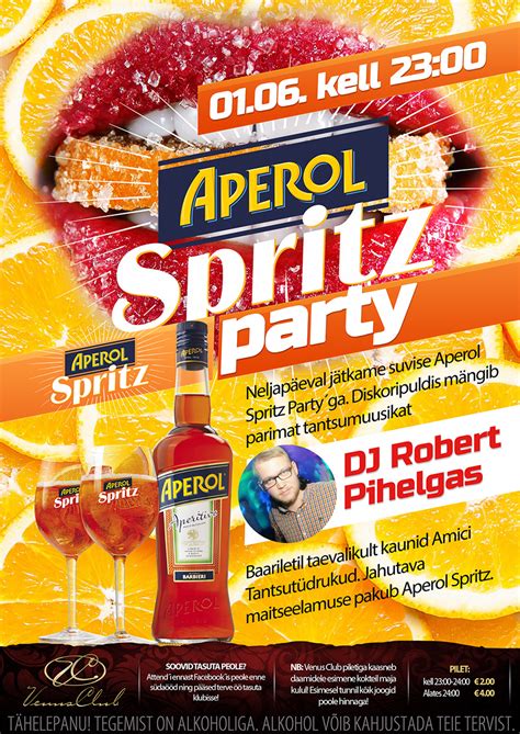 Aperol Spritz Themed Party