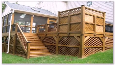 Deck Ideas With Privacy Fence Advanced Septic Solutions