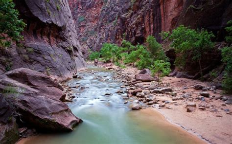 River Rock Zion National Park Canyon Utah Wallpapers