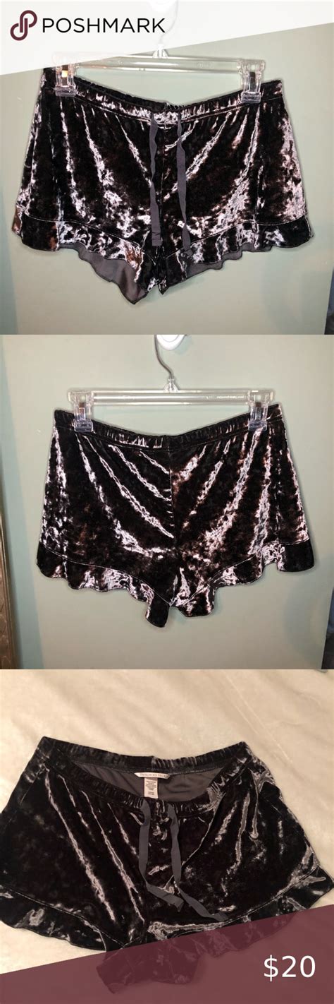 victoria s secret crushed velvet sleep shorts crushed velvet sleep shorts victoria s secret