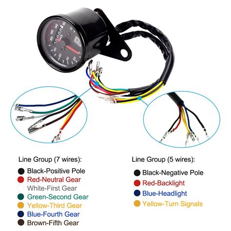 Universal Motorcycle Tachometer Wiring Diagram Upgreen