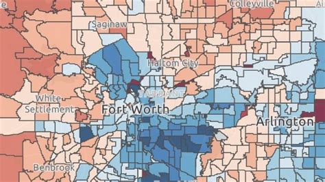 Map Shows How Tarrant County Precincts Voted For Governor Fort Worth