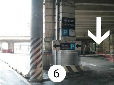 Trieste terminal passeggeri parcheggio molo 4 Indicazioni stradali per Autosiloport