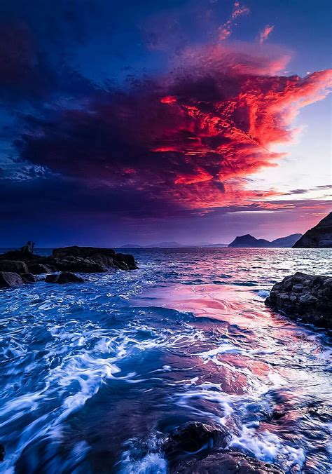 Water Landscape Landscapes Sea Sky Sunrise Hd Phone Wallpaper Peakpx