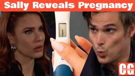 Young And The Restless Spoilers Sally Reveals Pregnancy To Adam Along With Possible Paternity