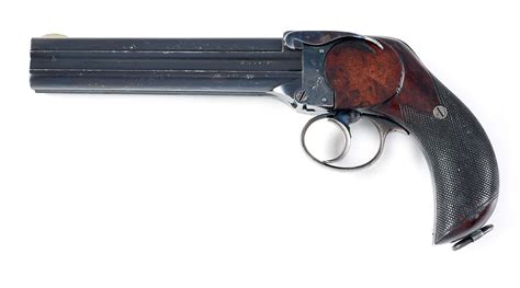 A Charles Lancaster 4 Barrel 455 Cf Howdah Lancaster Pistol