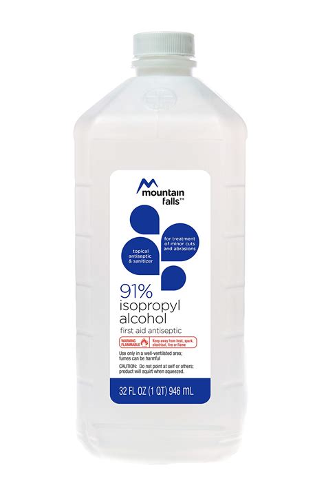 Mountain Falls 91 Isopropyl Alcohol First Aid Antiseptic For Treatment