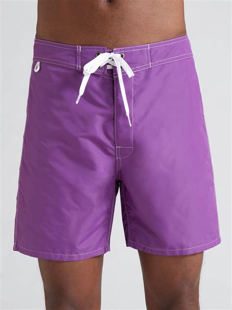 Sundek Rainbow Board Shorts In Violet Purple For Men Lyst