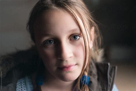 Tween Girl Portrait By Gillian Vann
