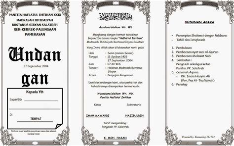 Detail Download Template Undangan Pernikahan Ms Word Koleksi Nomer 46