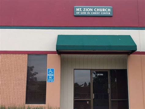 Mt Zion Church Of God Christ Church In Sacramento Ca