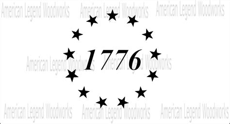 13 Star 1776 Union Svg Dxf Png Vector Digital File Etsy