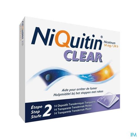 Niquitin Clear Patches 14 X 14mg Apotheek Vanderhaegen