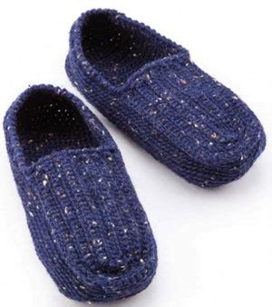 Crocheting slippers using simple patterns. Men's Slippers Crochet Pattern Free