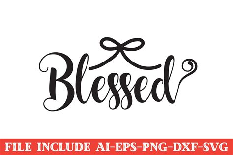 Blessed Graphic By Crafts Village · Creative Fabrica