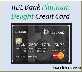 Payback rewards · mobile alerts anytime · extra security w/ photoid RBL Bank Platinum Delight Credit Card - Review, Details, Offers, Benefits | Wealth18.com