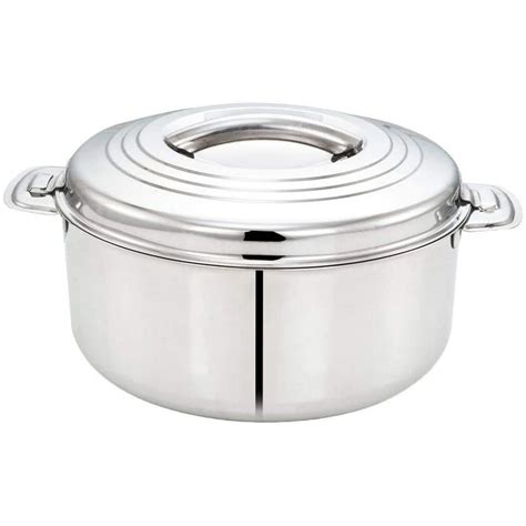 tabakh 5 liter stainless steel casserole hot pot food warmer and serving bowl 5000ml walmart