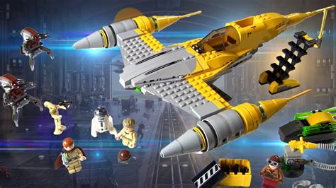 Lego Star Wars 2015 Naboo Starfighter Stop Motion Build Review