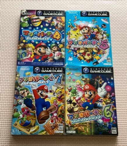 Mario Party 4 5 6 7 Set Nintendo Gamecube Japan Version Tested And Works