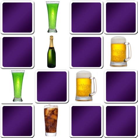 Play Matching Game For Adults Drinks Online And Free Memozor