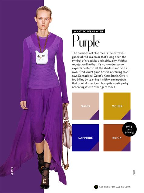 Purple Colour Combinations Fashion Color Combinations For Clothes