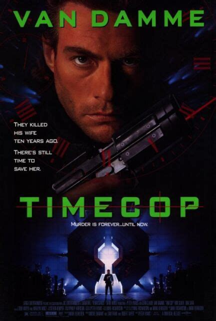 Timecop Movie Poster 27x40 Jean Claude Van Damme Ron Silver Mia Sara