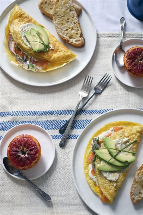 Reserve 2 slices of salmon for garnish. SMOKED SALMON OMELETTE (With images) | Smoked salmon ...