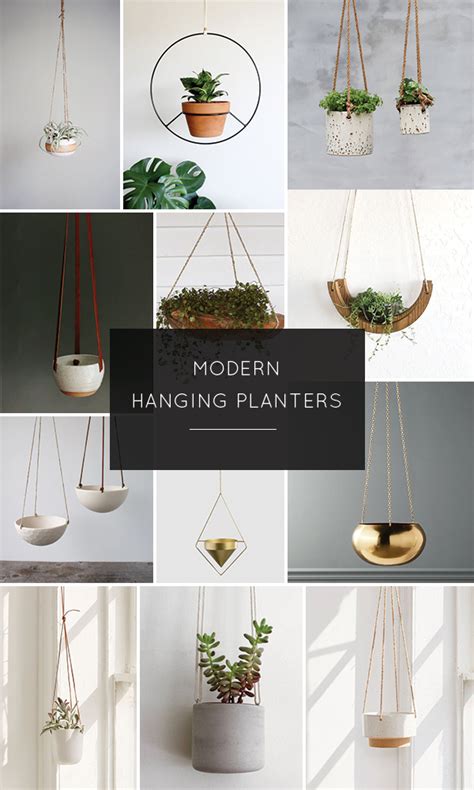 Everyone else in my family has plants. Modern Hanging Planters | brepurposed